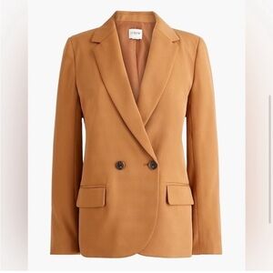 J Crew Blazer Womens 14 Drapey Twill Double Breasted Jacket Preppy Office Classy